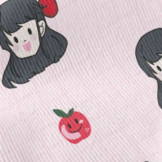 Comic Girl With Apple Standard Corduroy