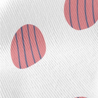 Simple Lines And Dots Standard Corduroy