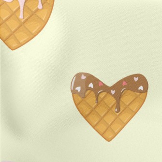 Heart Shaped Muffins Stretch Ponte