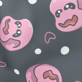 Hand Drawn Funny Alien Stretch Ponte