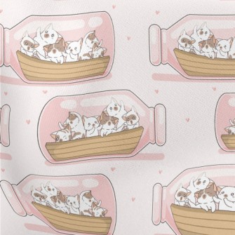 Cat And The Drift Bottle Stretch Ponte