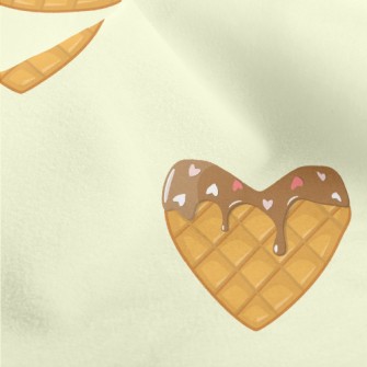 Heart Shaped Muffins Micro Fleece