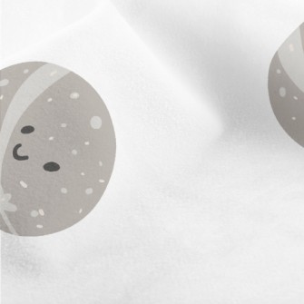 Cute Hand Drawn Planets Micro Fleece