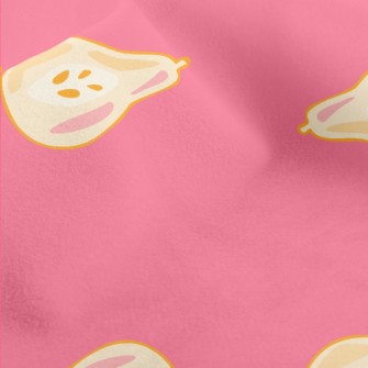 Artistic Hand-painted Pear Micro Fleece