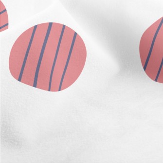 Simple Lines And Dots Micro Fleece