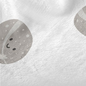 Cute Hand Drawn Planets Minky
