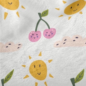 Cherry And Sun Minky