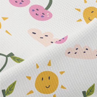 Cherry And Sun Piqué