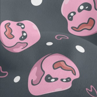 Hand Drawn Funny Alien Lightweight Performance Linen