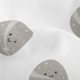 Cute Hand Drawn Planets Lightweight Performance Linen