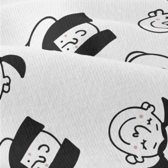 Happy Hand Drawn Girl Modern Jersey