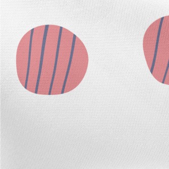 Simple Lines And Dots Pongee
