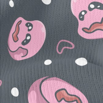 Hand Drawn Funny Alien Stretch Jersey