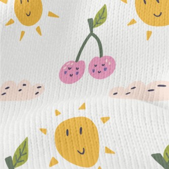 Cherry And Sun Stretch Jersey