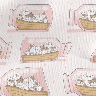 Cat And The Drift Bottle Stretch Jersey