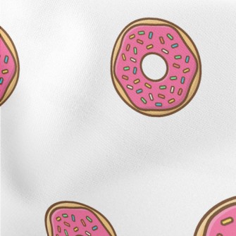 Strawberry American Donut Lightweight Cotton Poplin