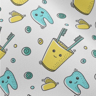 Hand Drawn Dental Care Chiffon
