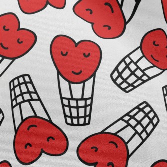 Smiling Love Hot Air Balloon Chiffon