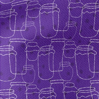 White Line Jam Jar Waterproof Canvas
