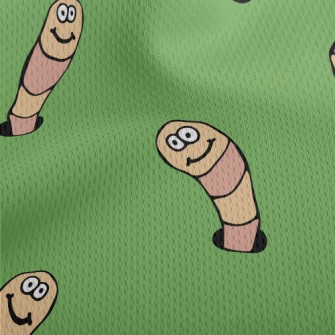 Cartoon Hand Drawn Bugs Athletic Mesh Flat Back