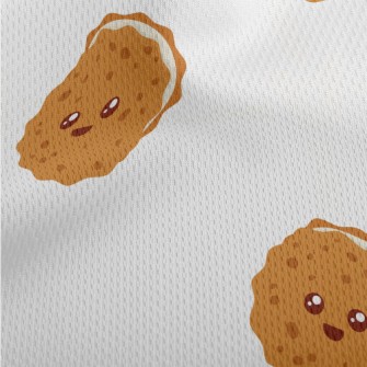 Cute Sandwich Cookies Athletic Mesh Flat Back