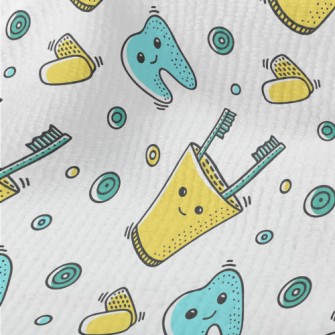 Hand Drawn Dental Care Terry