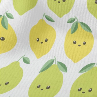 Cute Two-color Lemon Terry