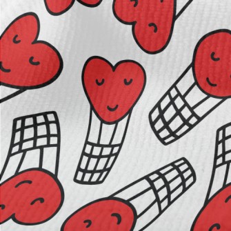 Smiling Love Hot Air Balloon Terry