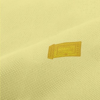Yellow Hand-painted Mailbox Performance Linen
