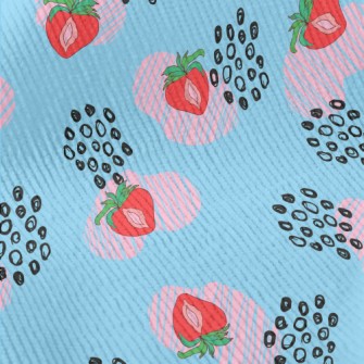 Strawberry Berries And Floral  Standard Corduroy