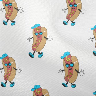 Cartoon Hip Hop Hot Dog Burger Dobby