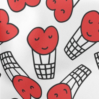 Smiling Love Hot Air Balloon Stretch Ponte