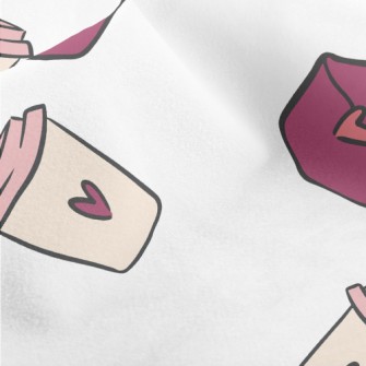 Valentine&#39;s Day Themed Gra Micro Fleece