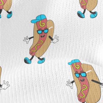 Cartoon Hip Hop Hot Dog Burger Stretch Jersey