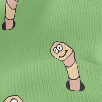 Cartoon Hand Drawn Bugs Stretch Jersey