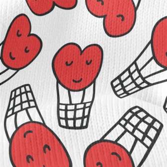 Smiling Love Hot Air Balloon Stretch Jersey