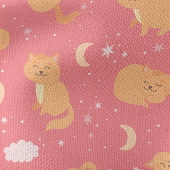 Lazy Tumbling Kitten Waterproof Canvas