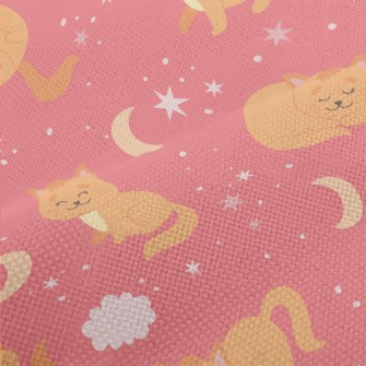 Lazy Tumbling Kitten Performance Linen
