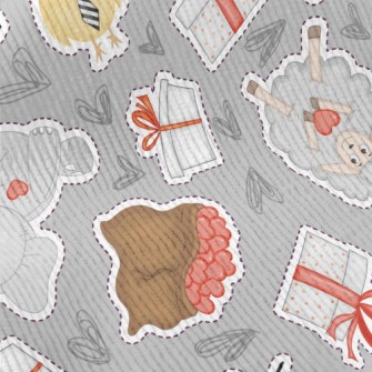 Sheep Elephant Chicken Standard Corduroy