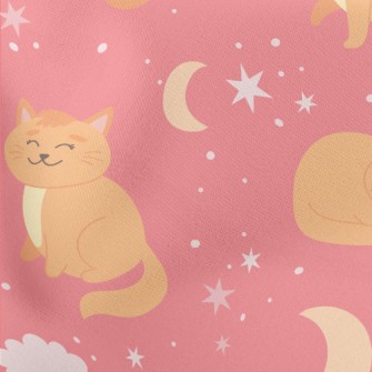 Lazy Tumbling Kitten Stretch Ponte