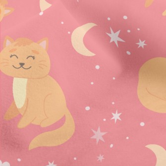 Lazy Tumbling Kitten Micro Fleece