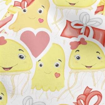 Jellyfish Couple Celebrates Va Micro Fleece