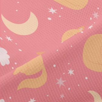 Lazy Tumbling Kitten Piqué