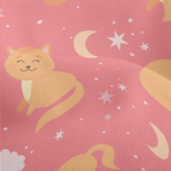 Lazy Tumbling Kitten Lightweight Performance Linen