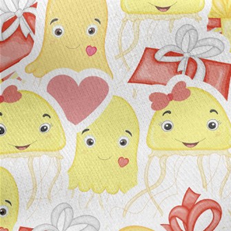 Jellyfish Couple Celebrates Va Jersey Backed Fleece