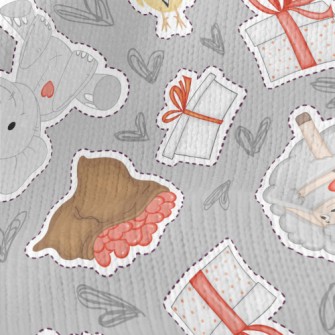Sheep Elephant Chicken Stretch Jersey