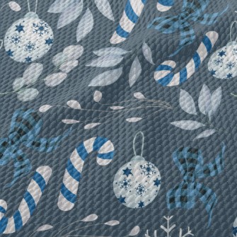 Cool Snowflake Christmas Style Birdseye Piqué