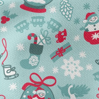 Fantasy Snowman Glass Ball Waterproof Canvas