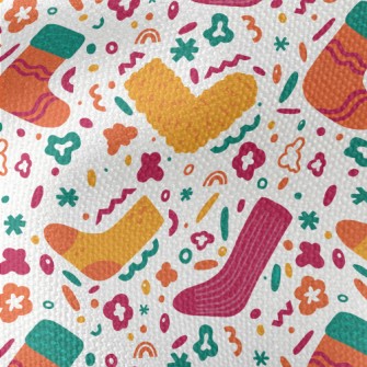 Furry Warm Socks Waterproof Canvas