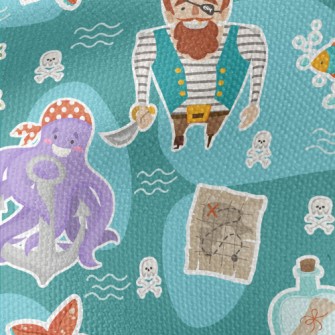 Pirates And Octopus Crew Waterproof Canvas